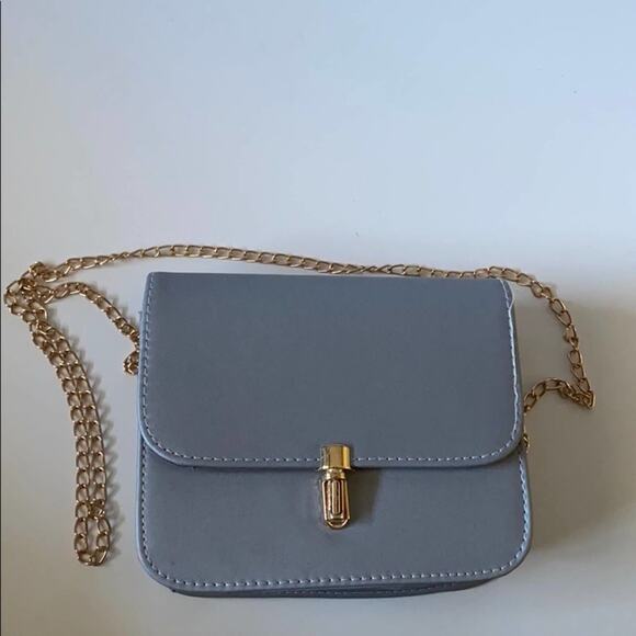 Silvery Gray Chain Crossbody Popular Fashion Bag - Picture 7 of 11